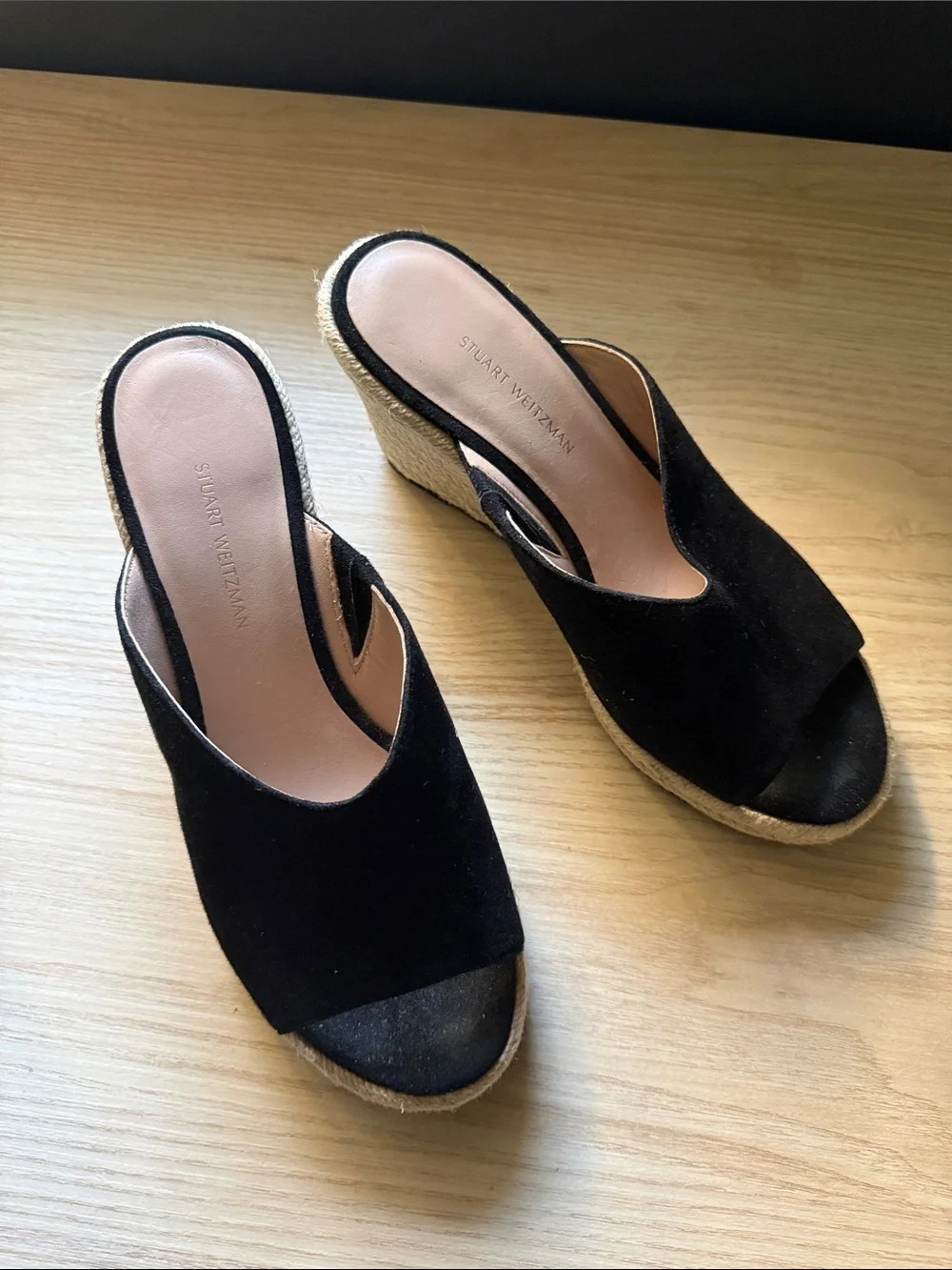 Stuart Weitzman black beige